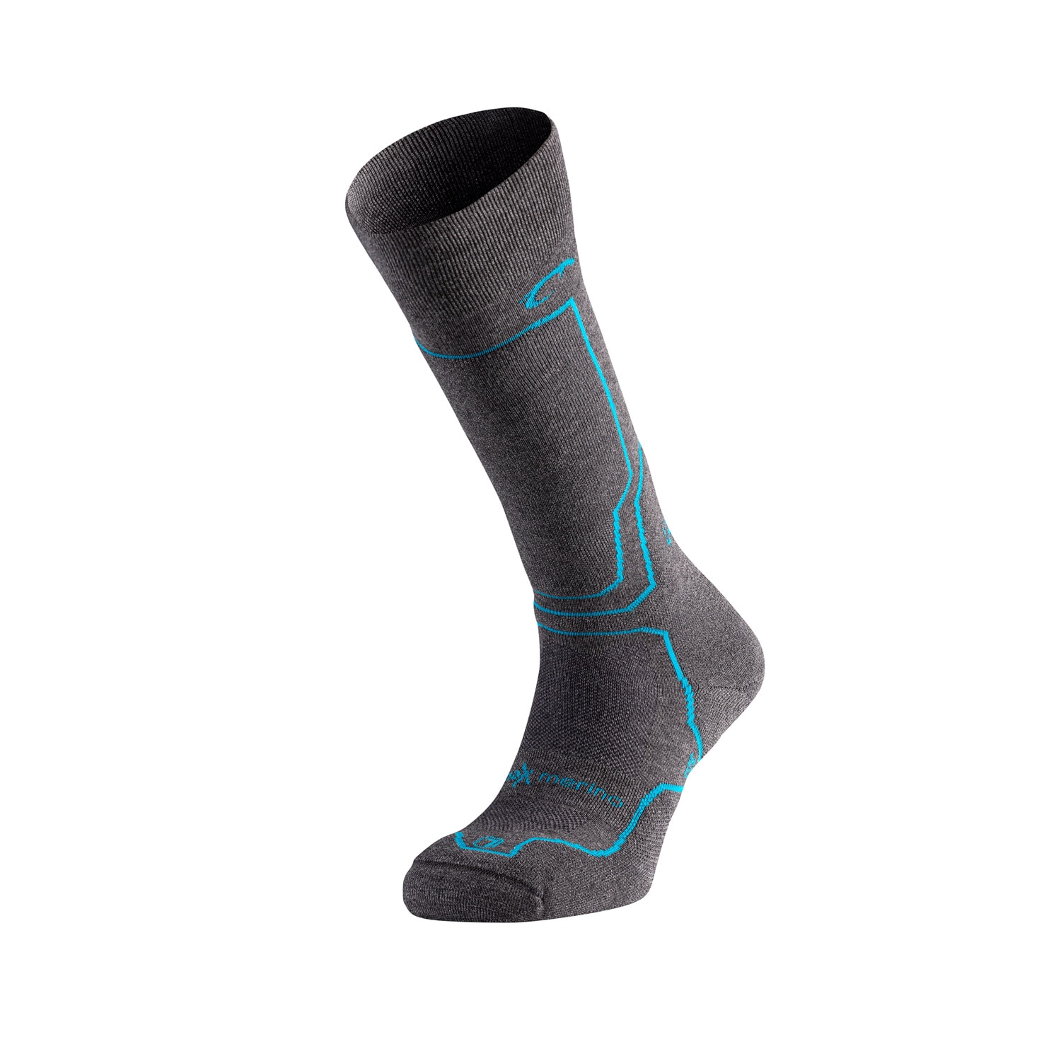 Calcetines de esquí unisex Peak Six Lurbel - Gris oscuro Gris oscuro-1