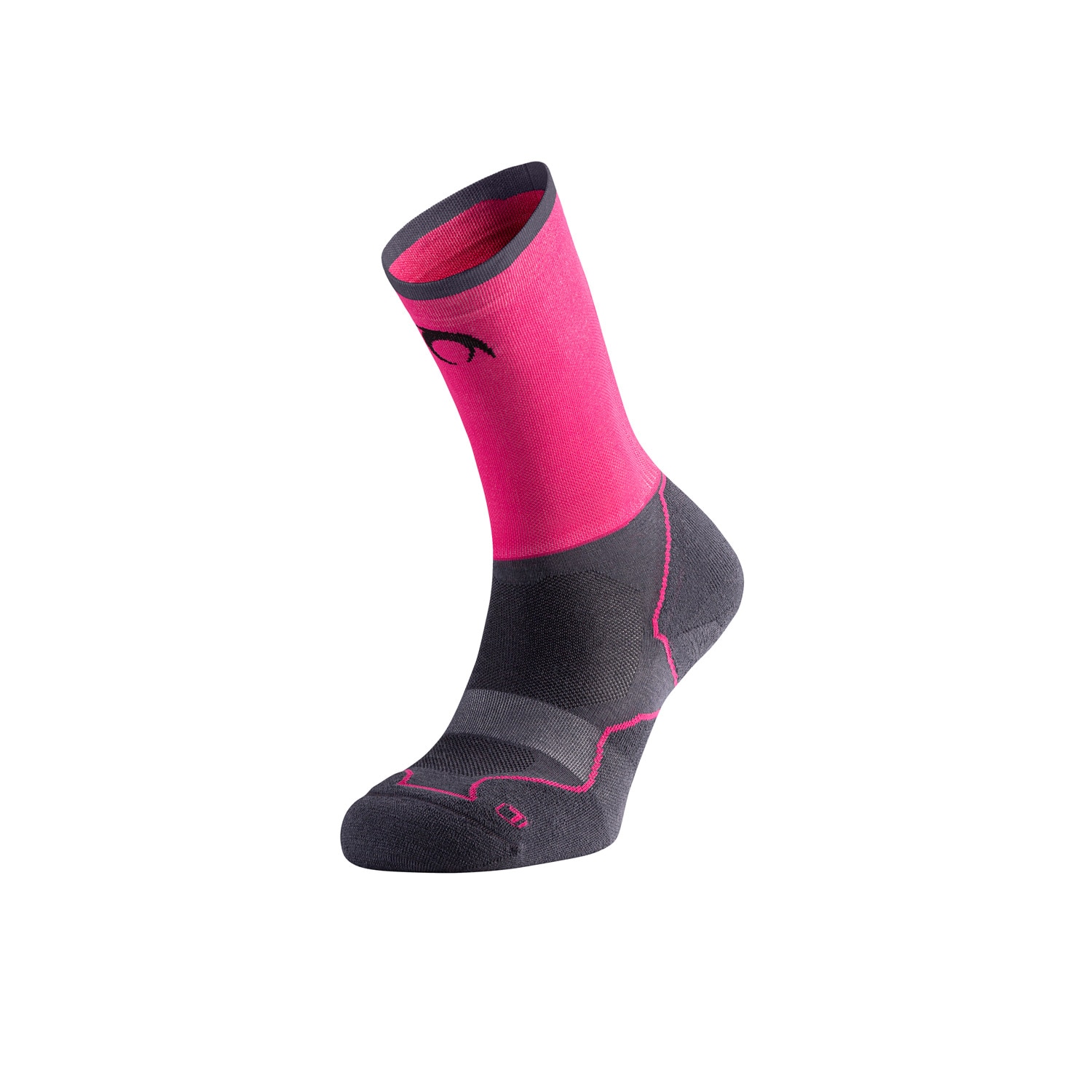 Imagen 0 de Calcetines de trail running unisex Desafio Five Compression Lurbel Negro