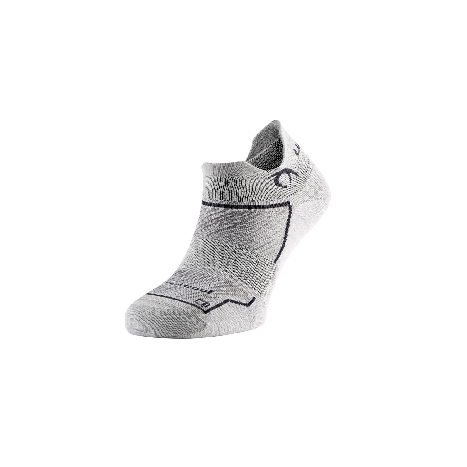 Calcetines de running unisex Race Two Lurbel - Gris claro Gris claro-2