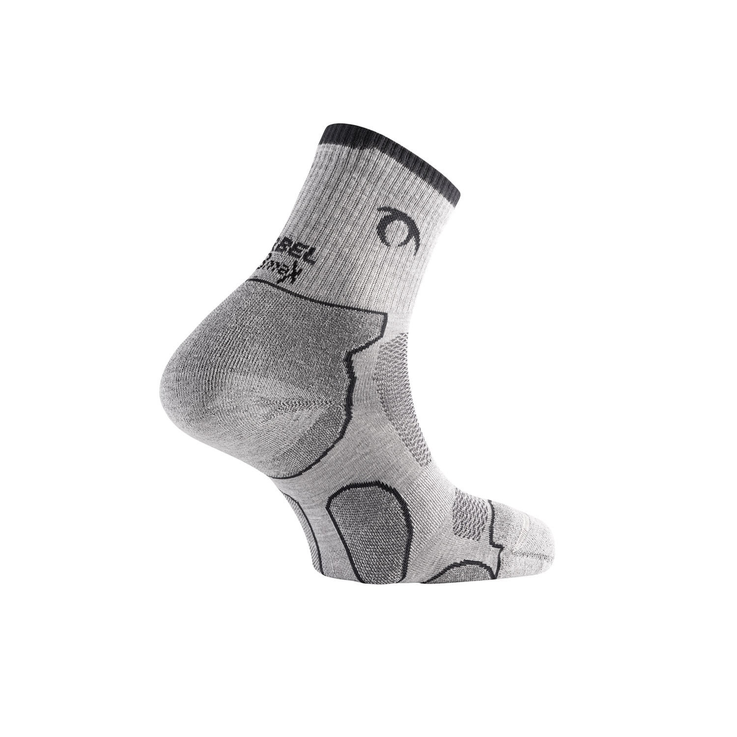 Calcetines de trail running unisex Tierra Three Lurbel - Gris oscuro Gris oscuro-2