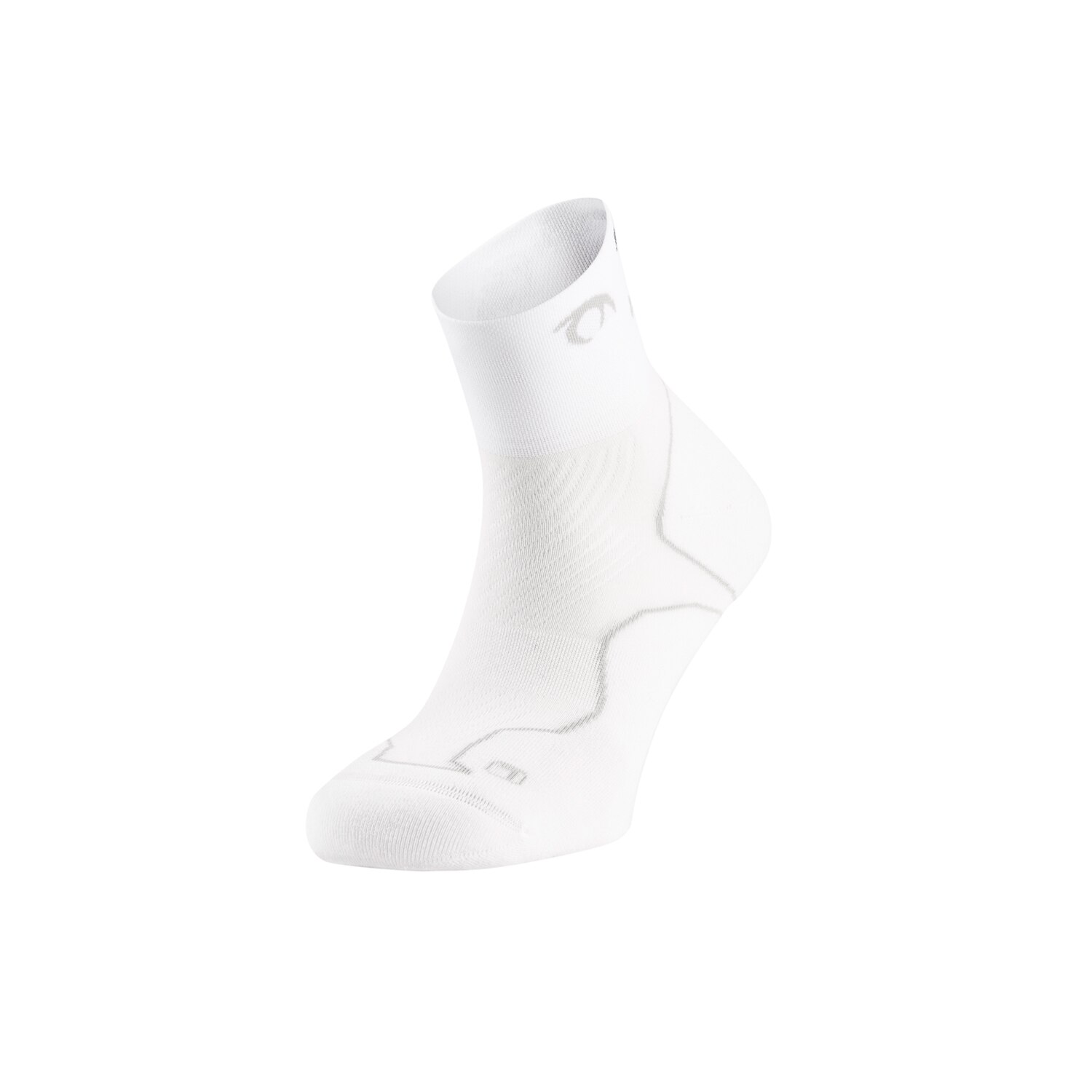 Calcetines de running unisex Distance Three Lurbel - Blanco Blanco-1