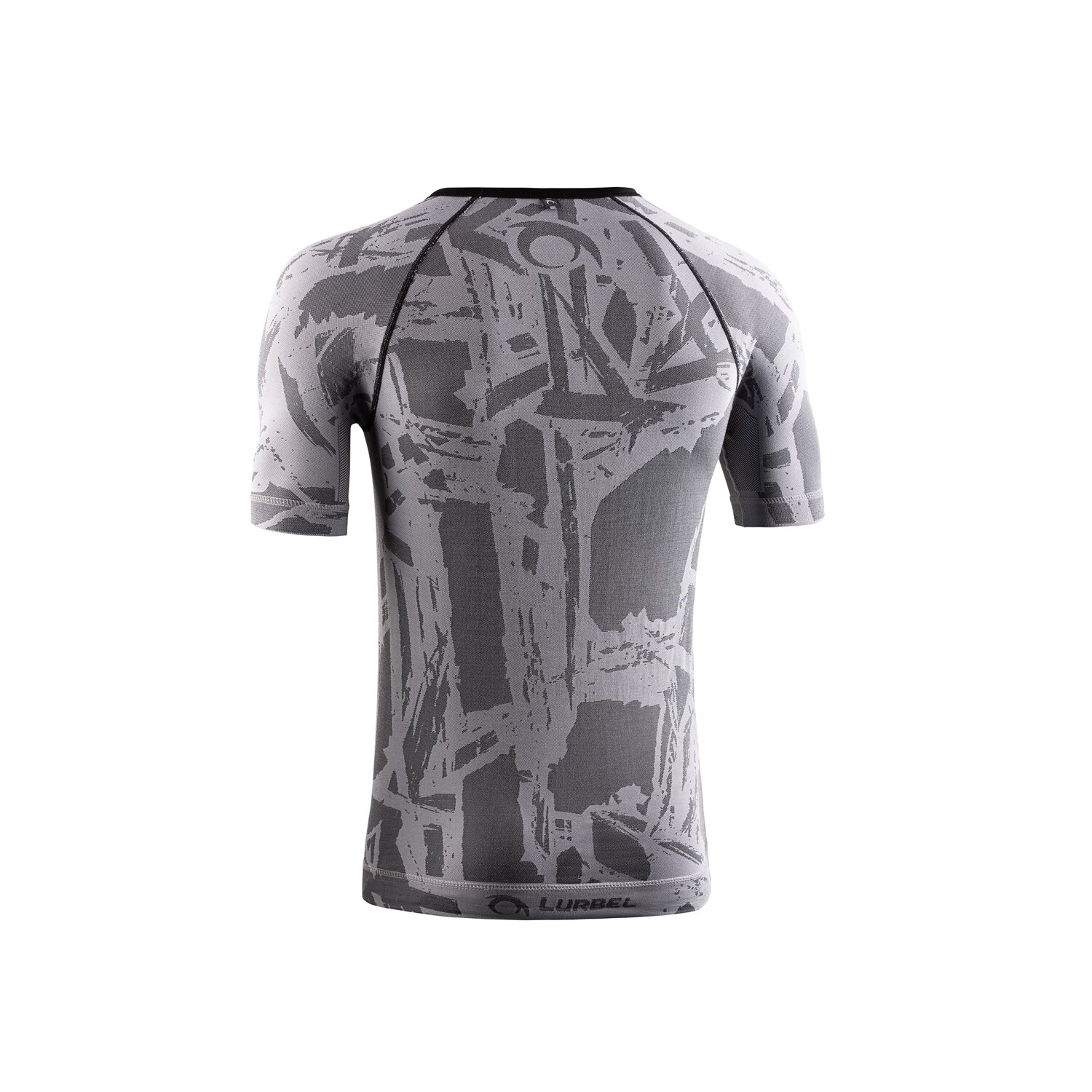 Camiseta de manga corta de trail running unisex Spirit Blur Short Sleeves Lurbel - Gris claro Gris claro-2