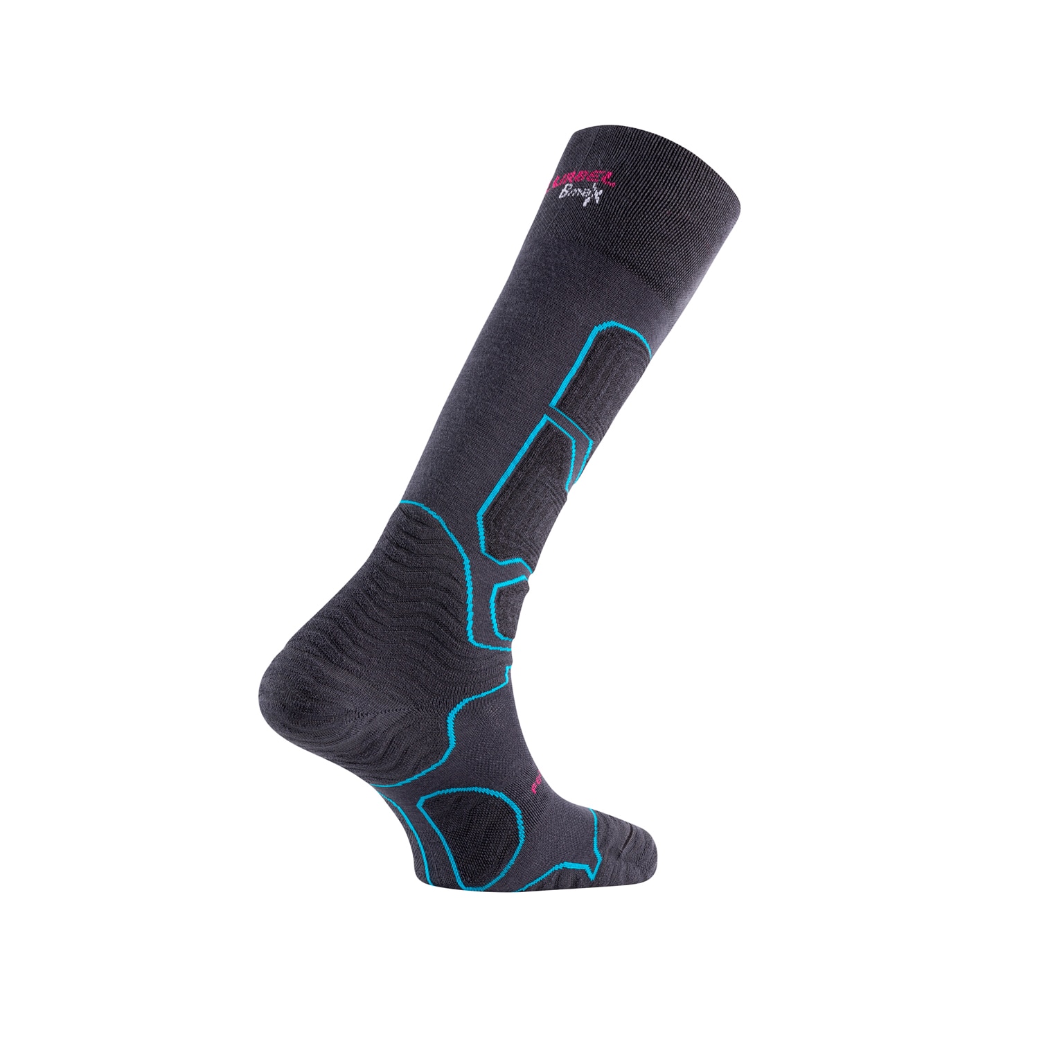 Calcetines de esquí unisex Bernina Six Lurbel - Gris oscuro Gris oscuro-2