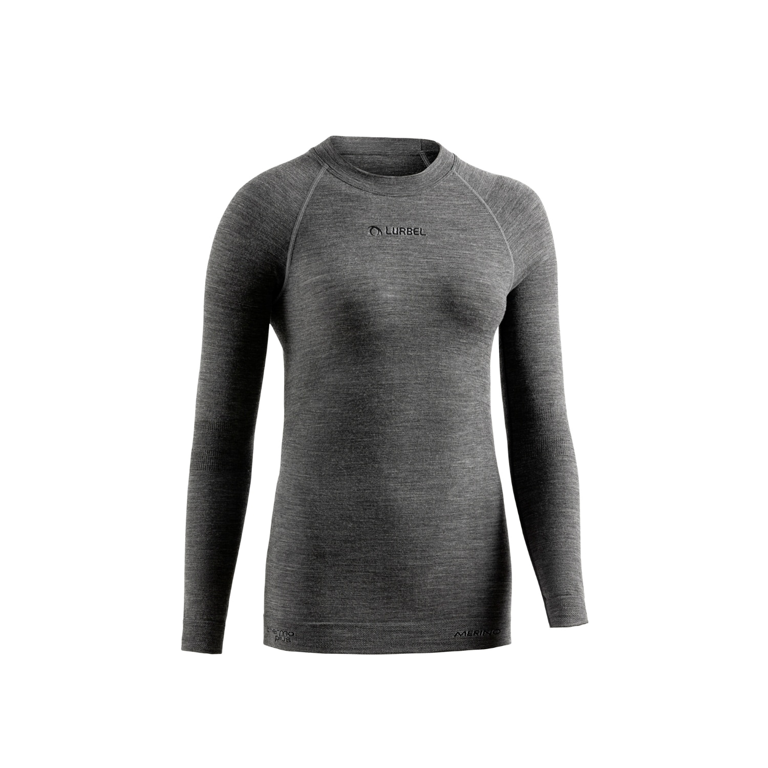 Camiseta de manga larga de outdoor de mujer Merino Long Sleeves W Lurbel - Gris Gris-1