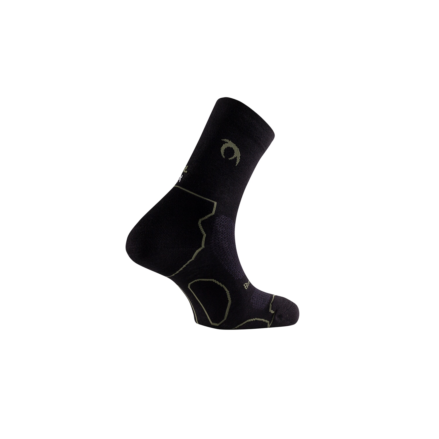 Imagen 2 de Calcetines de senderismo unisex Taiga Four Lurbel - Negro Negro
