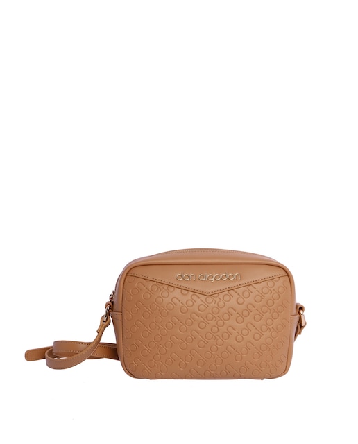 Imagen 0 de Bandolera de mujer Lula beige con cremallera