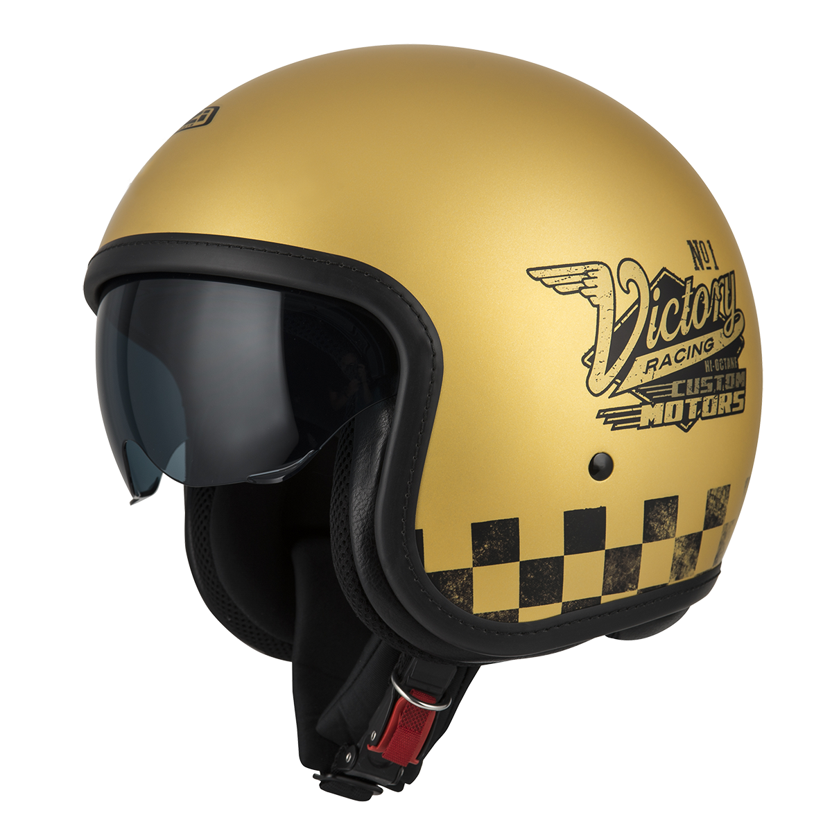 Casco de moto Jet Rolling 4 Sun NZI - Amarillo Amarillo-1