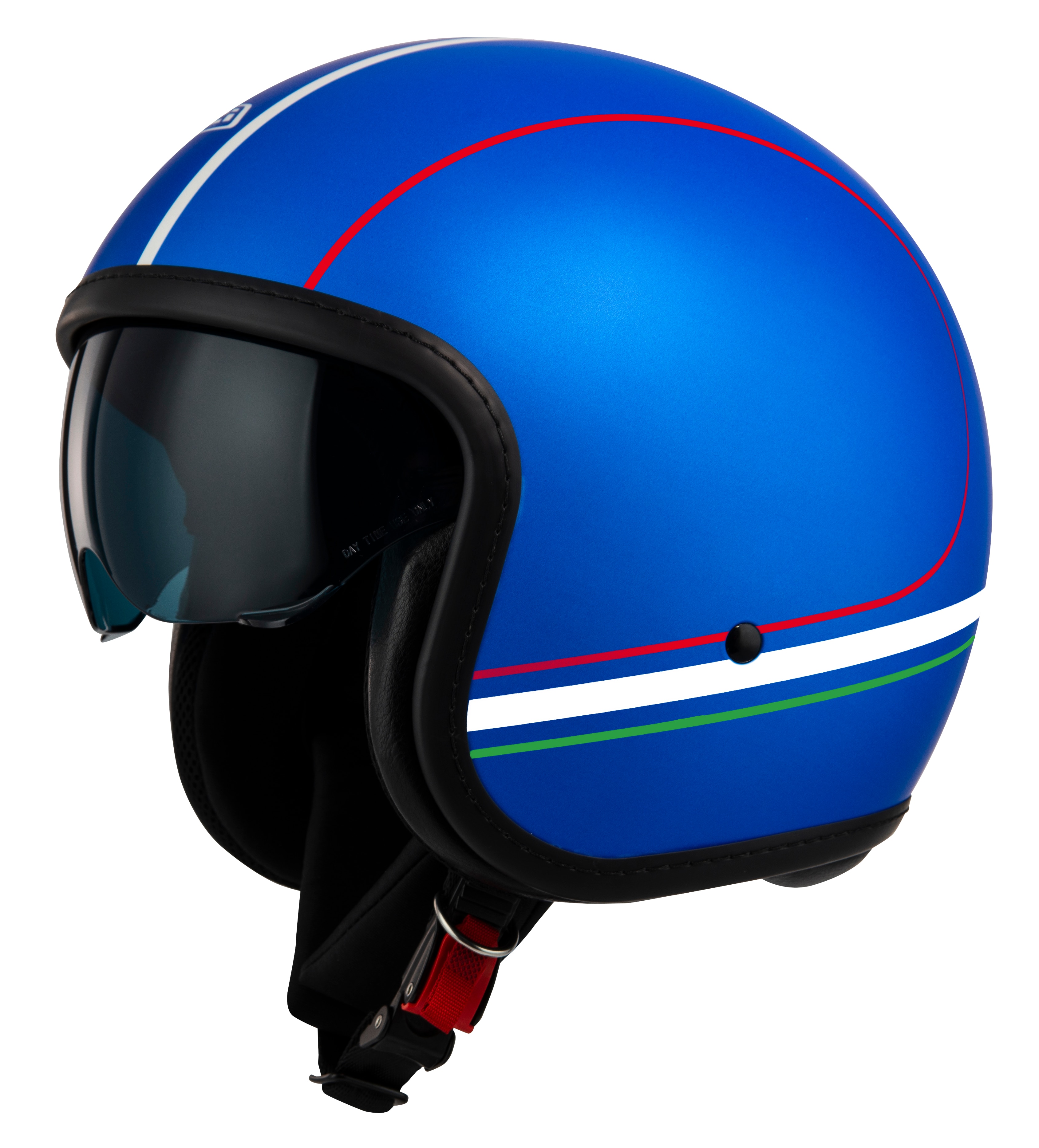 Casco de moto Jet Rolling 4 Sun NZI - Azul antracita Azul antracita-1