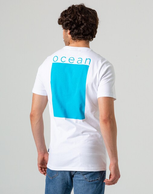 Imagen 0 de Camiseta de hombre en color blanco de manga corta