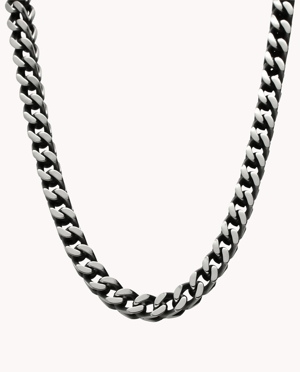 Cadena de hombre de acero inoxidable - OKsilver - Plateado Plateado-1