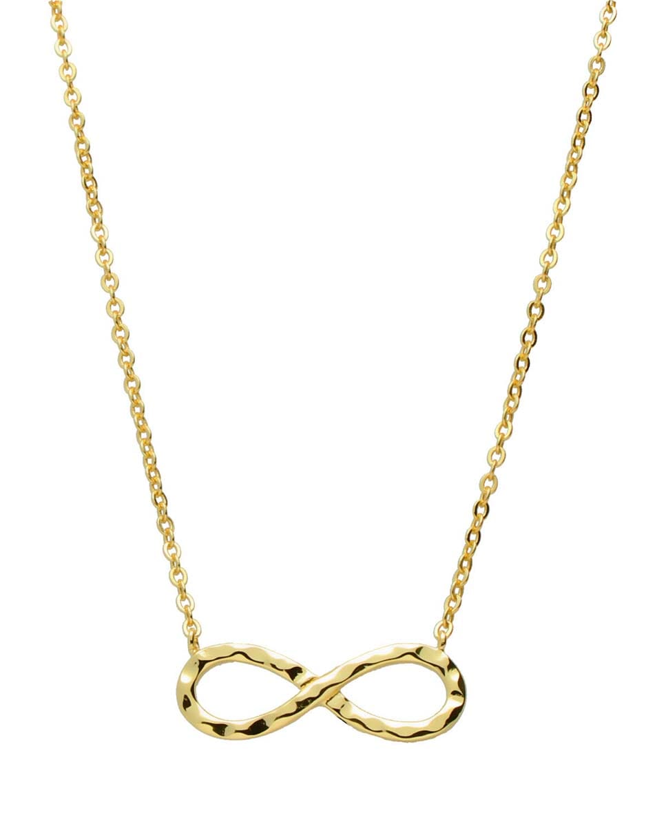 Collar Infinita Gold de plata bañada en oro con infinito Oro-1