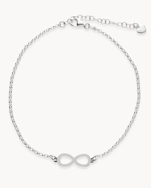Imagen 0 de Tobillera Infinito de plata