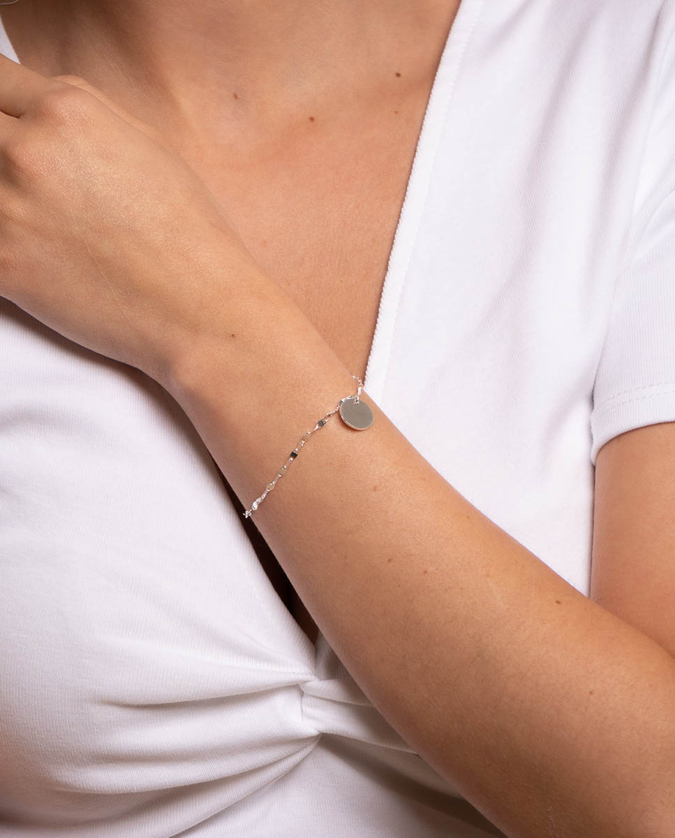 Pulsera Inseparable de plata - OKsilver - Plateado Plateado-2