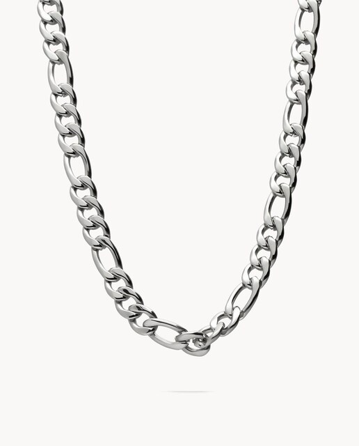 Imagen 0 de Cadena de hombre Eslabón Cartier Lucha 7 mm 60 cm de acero inoxidable