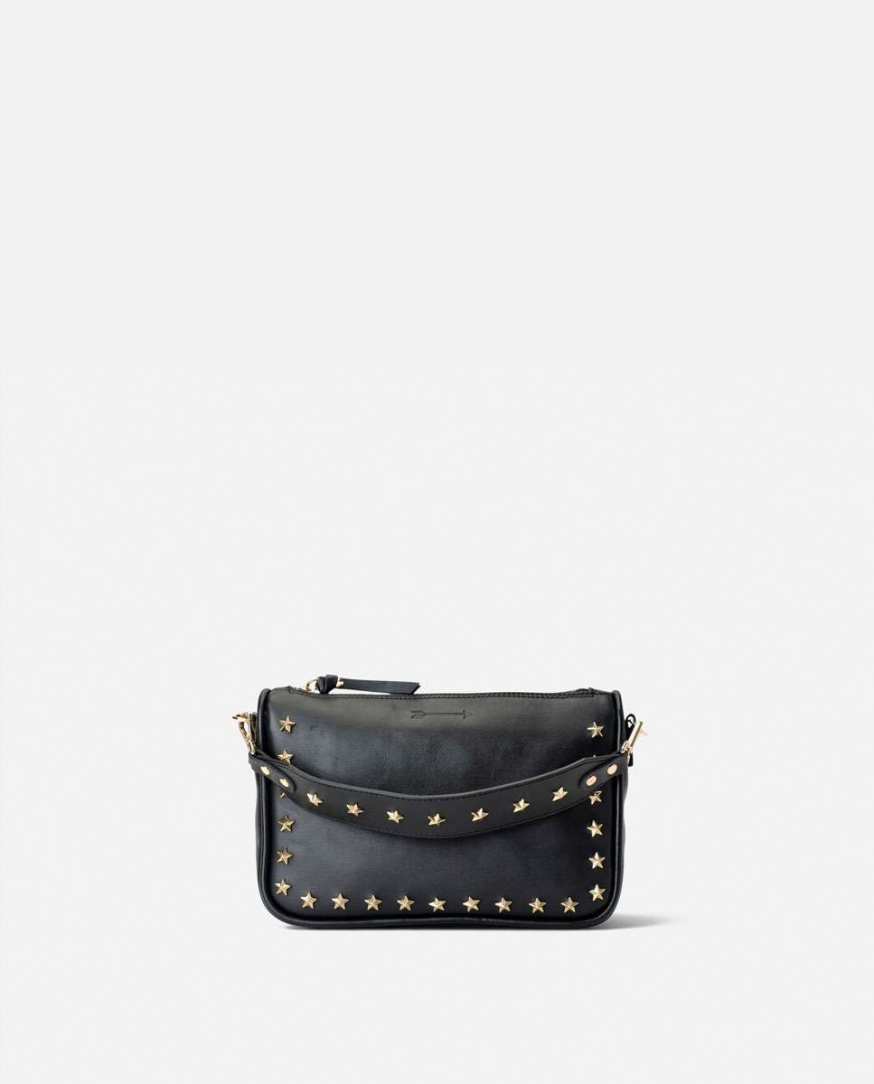 Bolso de hombro sandy stars de piel mediano forma rectangular - Mercules - Negro Negro-1