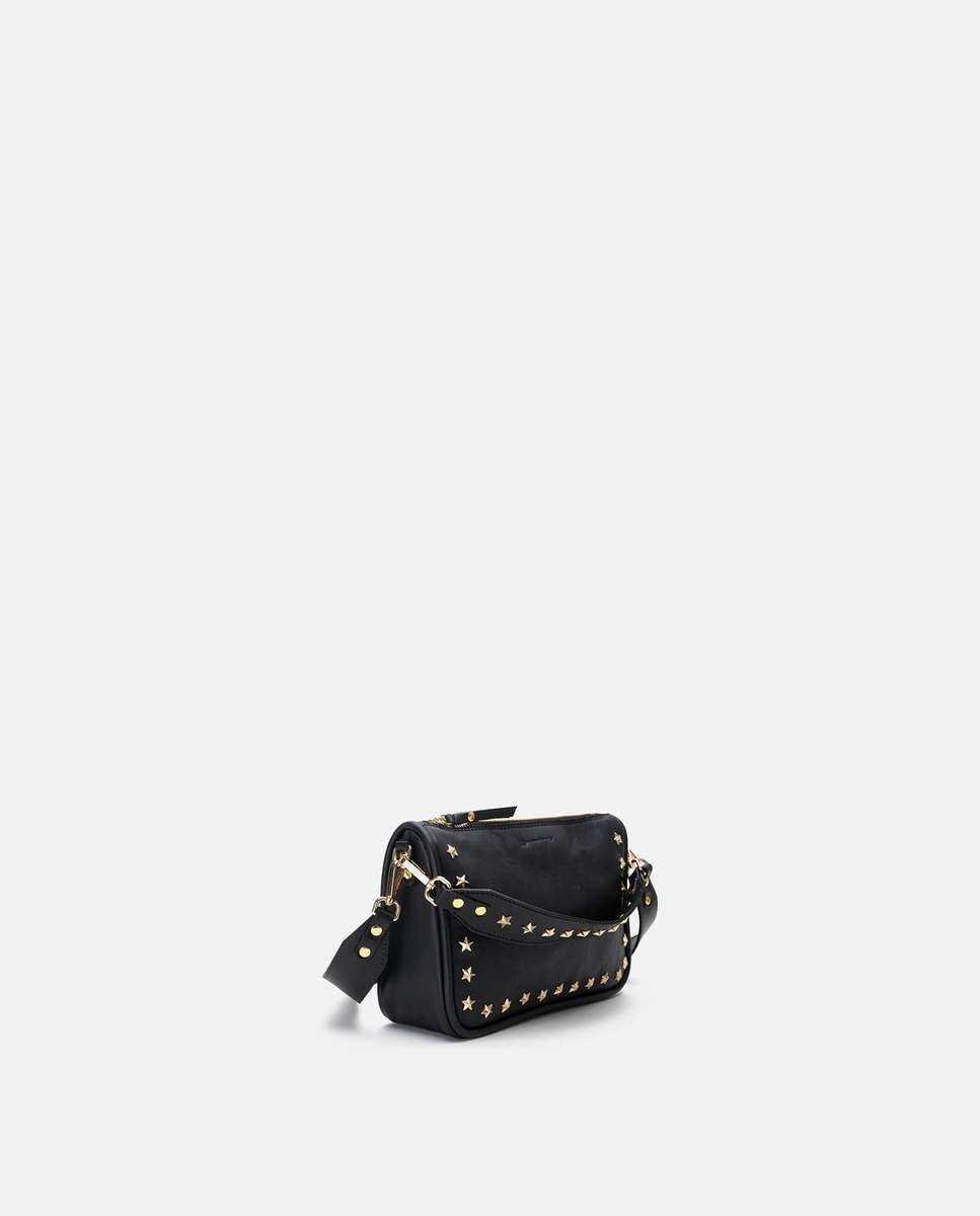 Bolso de hombro sandy stars de piel mediano forma rectangular - Mercules - Negro Negro-2
