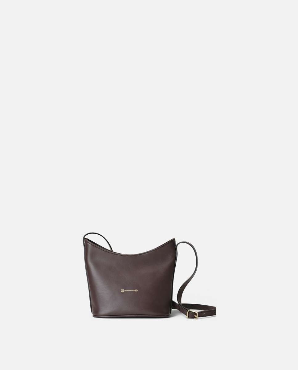 Bolso de hombro corbet de piel mediano - Mercules - Marrón oscuro Marrón oscuro-1