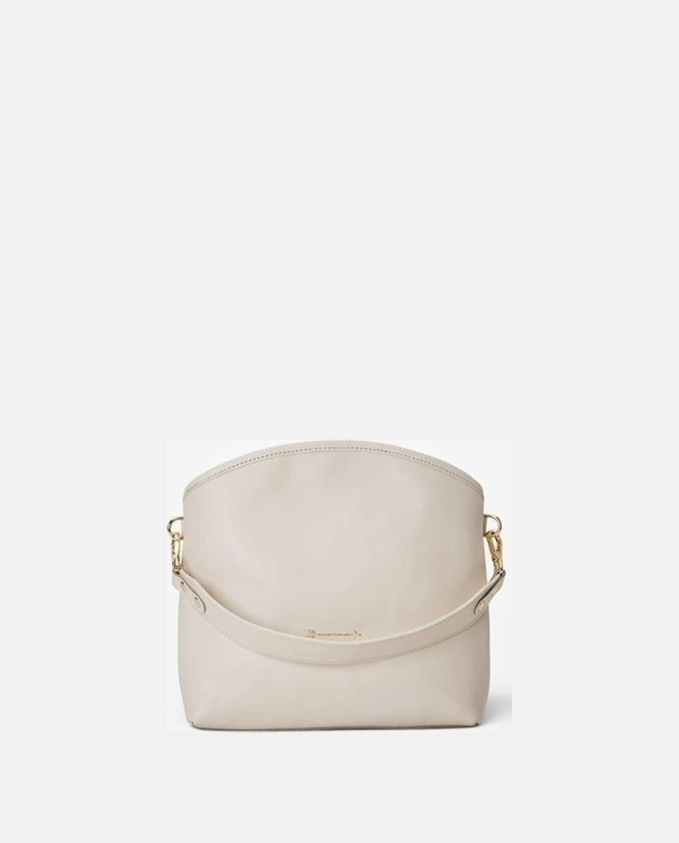 Bolso de hombro juniper de piel mediano - Mercules - Hueso Hueso-1