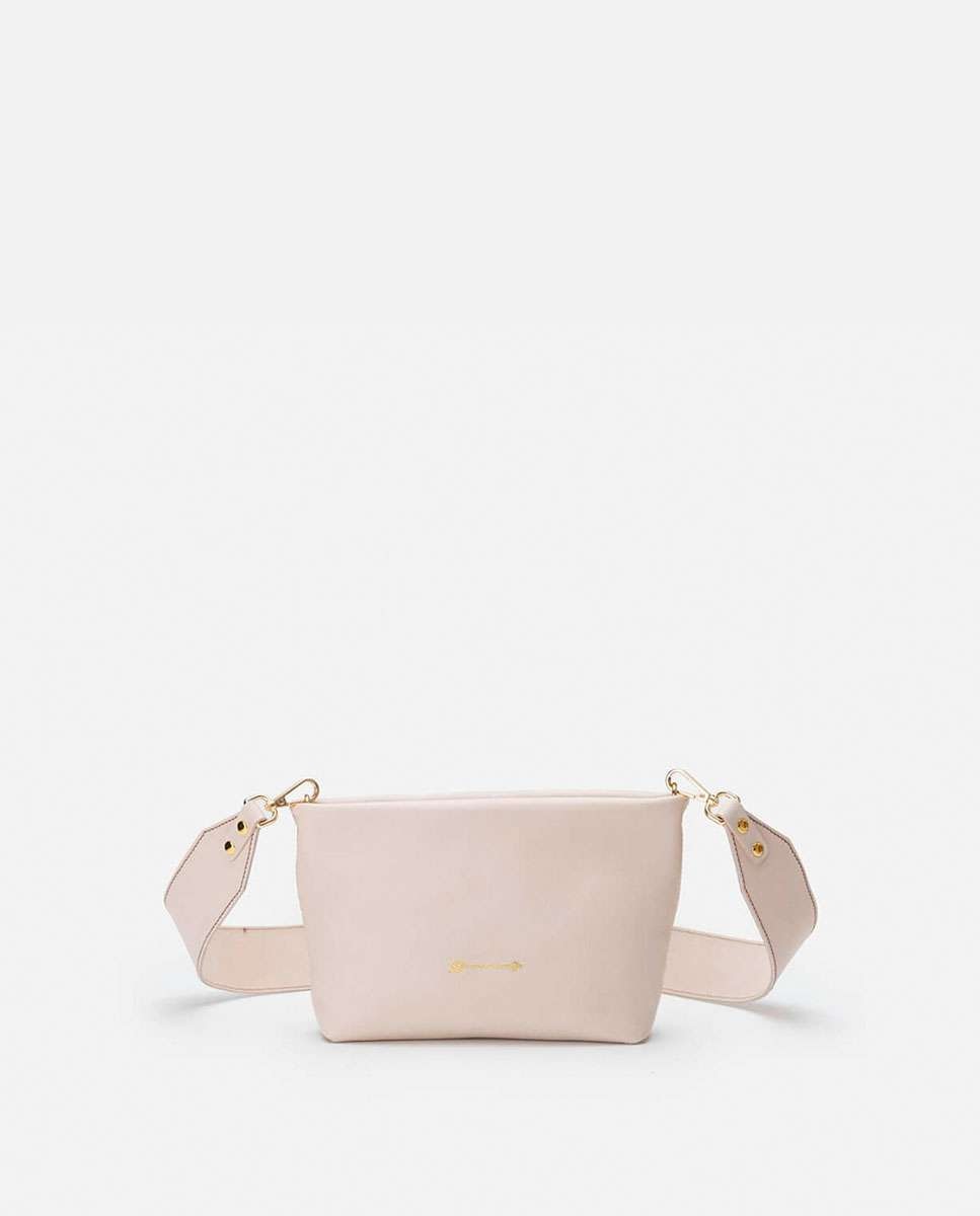Bolso de hombro apollo de piel mediano forma rectangular - Mercules - Hueso Hueso-4