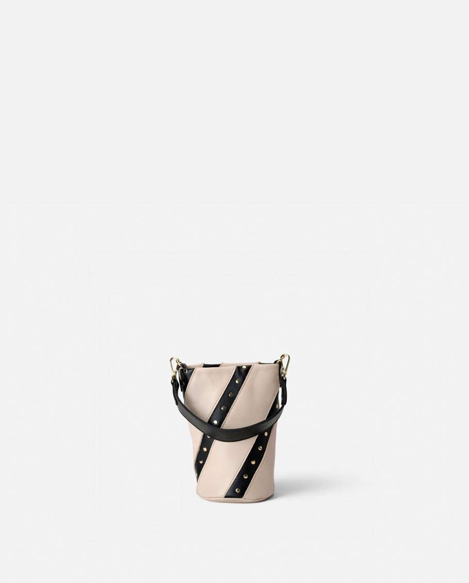 Bolso pequeño candy twisted de piel pequeño - Mercules - Hueso Hueso-1