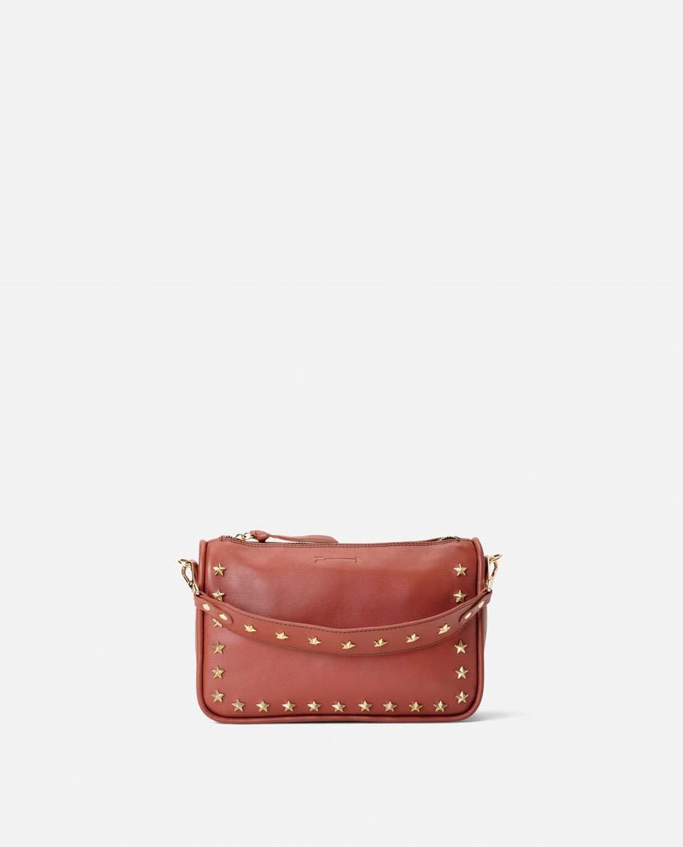 Bolso de hombro sandy stars de piel mediano forma rectangular - Mercules - Teja Teja-1