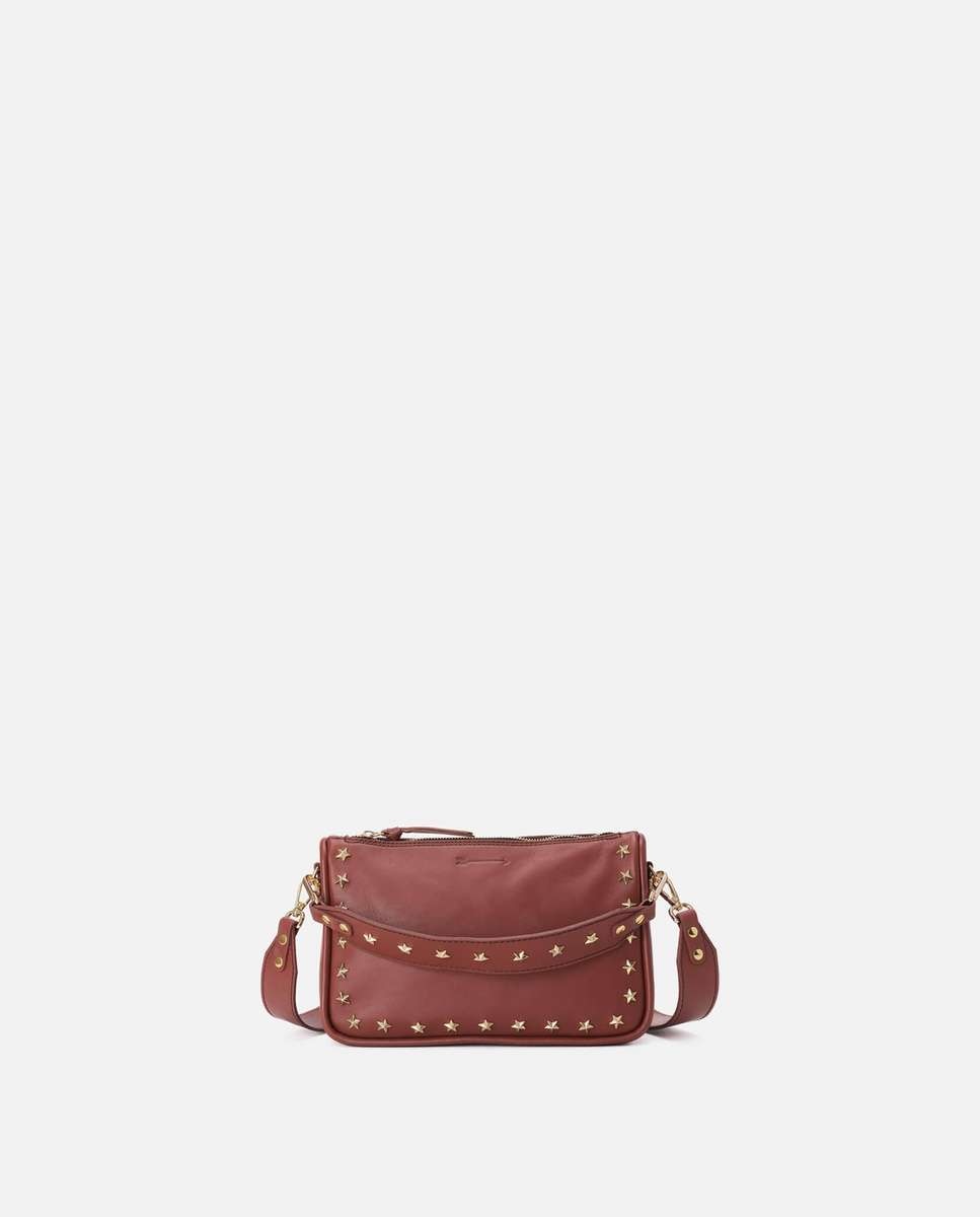 Bolso de hombro sandy stars de piel mediano forma rectangular - Mercules - Teja Teja-3