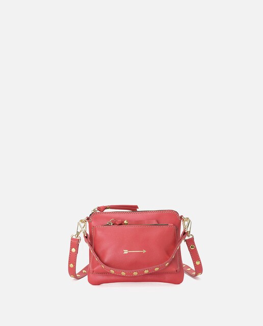 Imagen 0 de Bolso pequeño de piel Bugsy con cierre cremallera