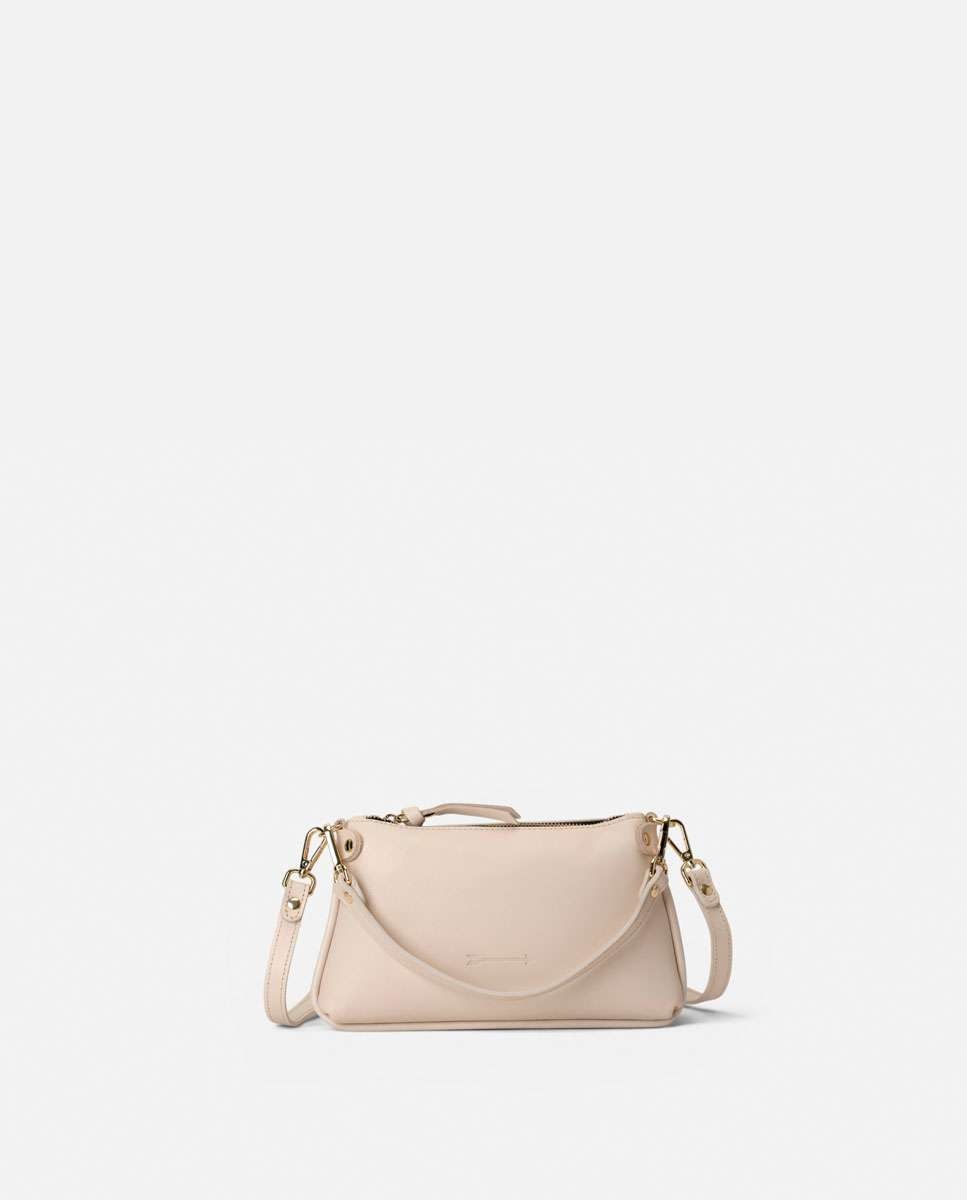 Bolso pequeño foxy de piel pequeño - Mercules - Hueso Hueso-5