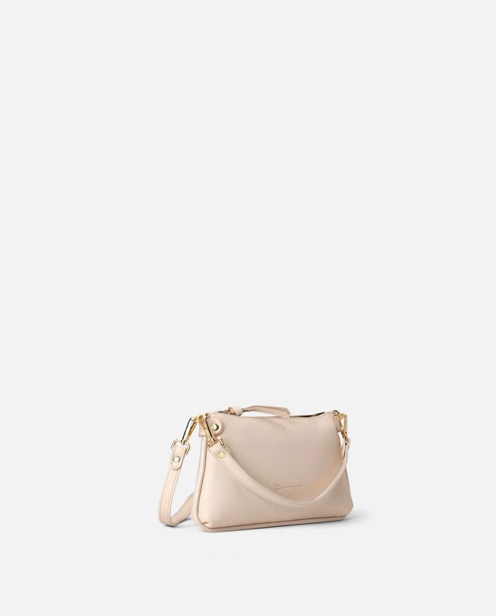 Bolso pequeño foxy de piel pequeño - Mercules - Hueso Hueso-4
