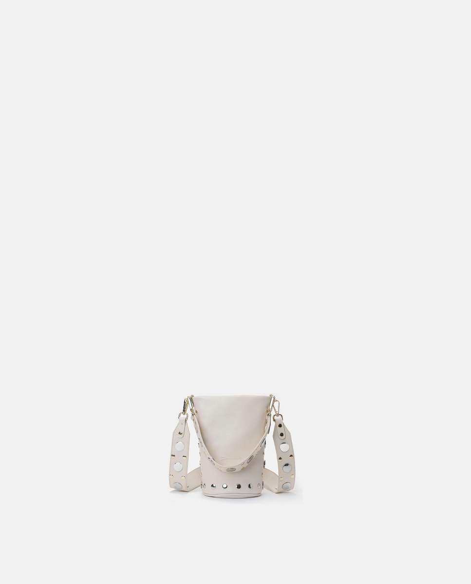 Bolso pequeño candy disco de piel pequeño - Mercules - Burdeos Hueso-4