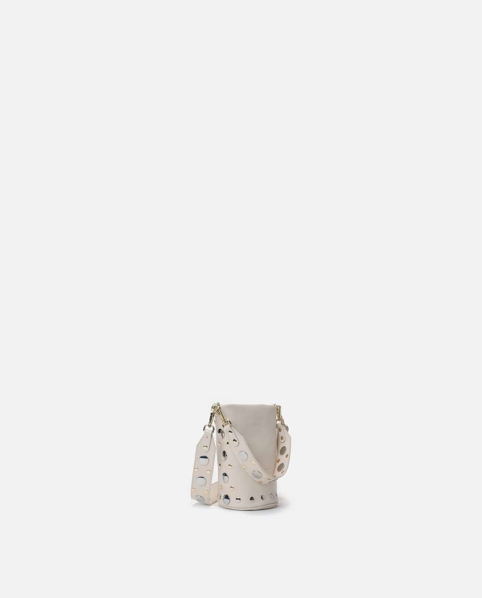 Bolso pequeño candy disco de piel pequeño - Mercules - Burdeos Hueso-3