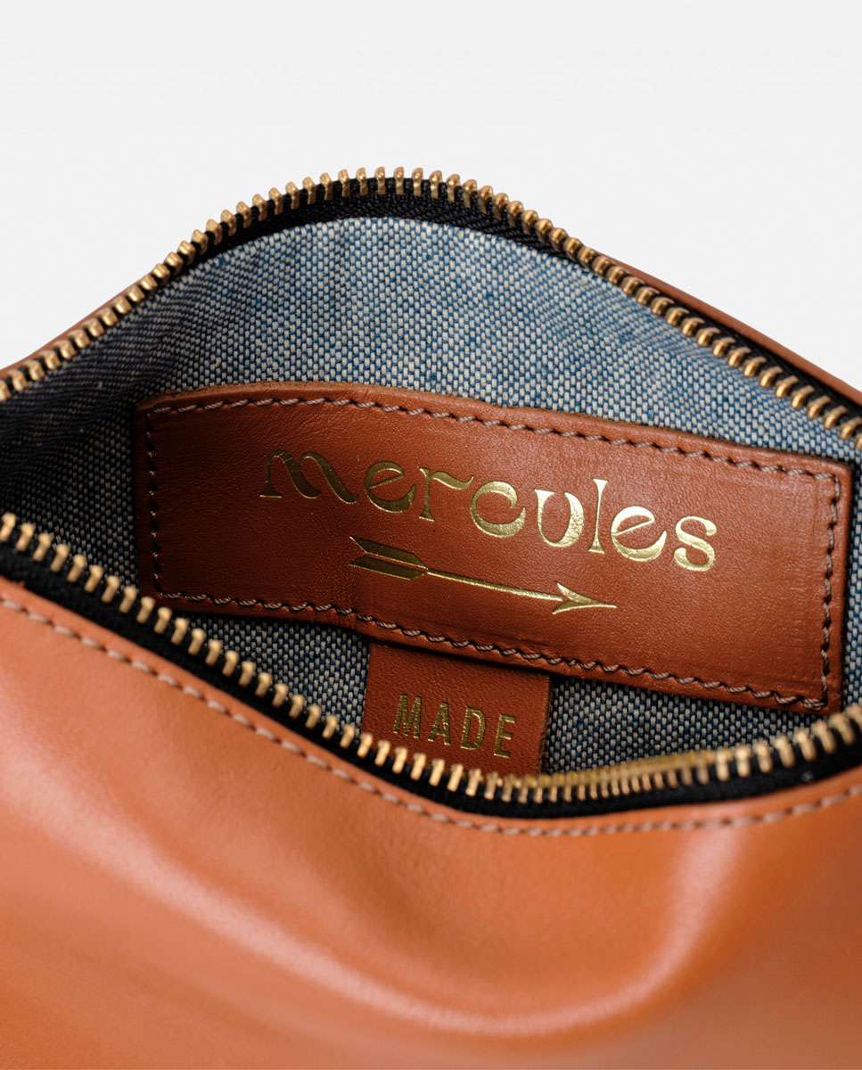 Bolso pequeño foxy de piel pequeño - Mercules - Camel Camel-4