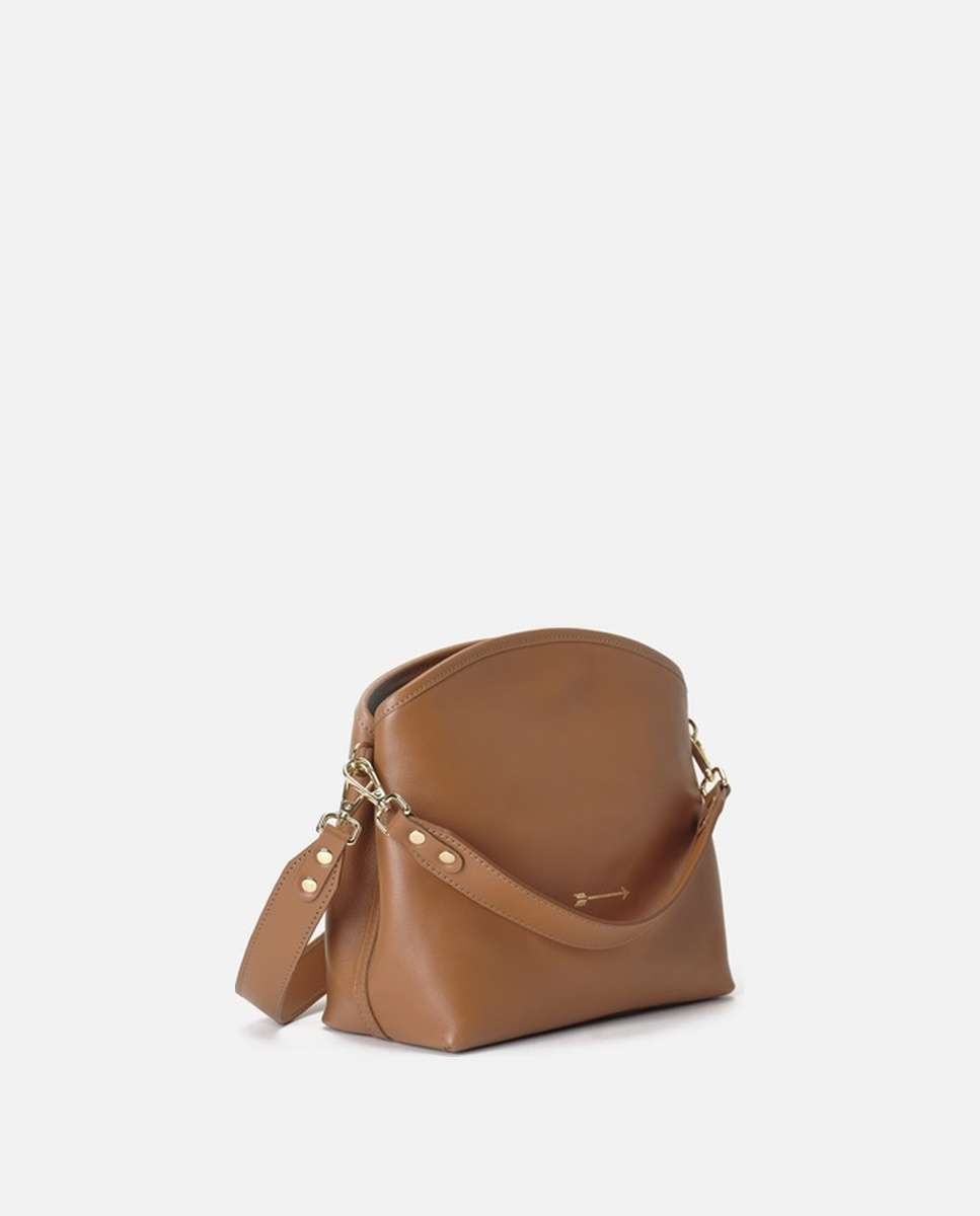 Bolso de hombro juniper de piel mediano - Mercules - Camel Camel-2