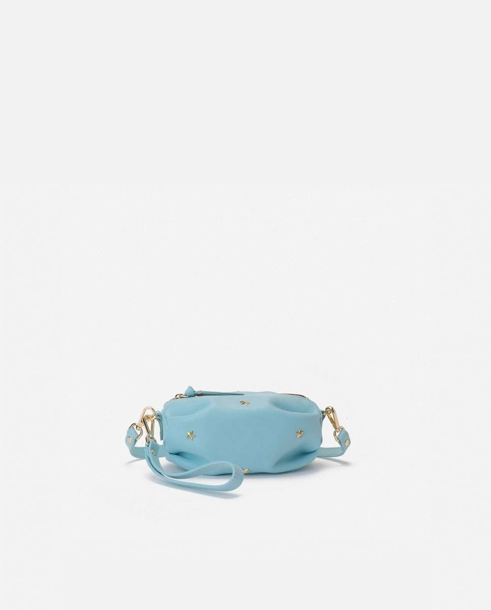 Bolso pequeño de piel wasp con cierre cremallera
