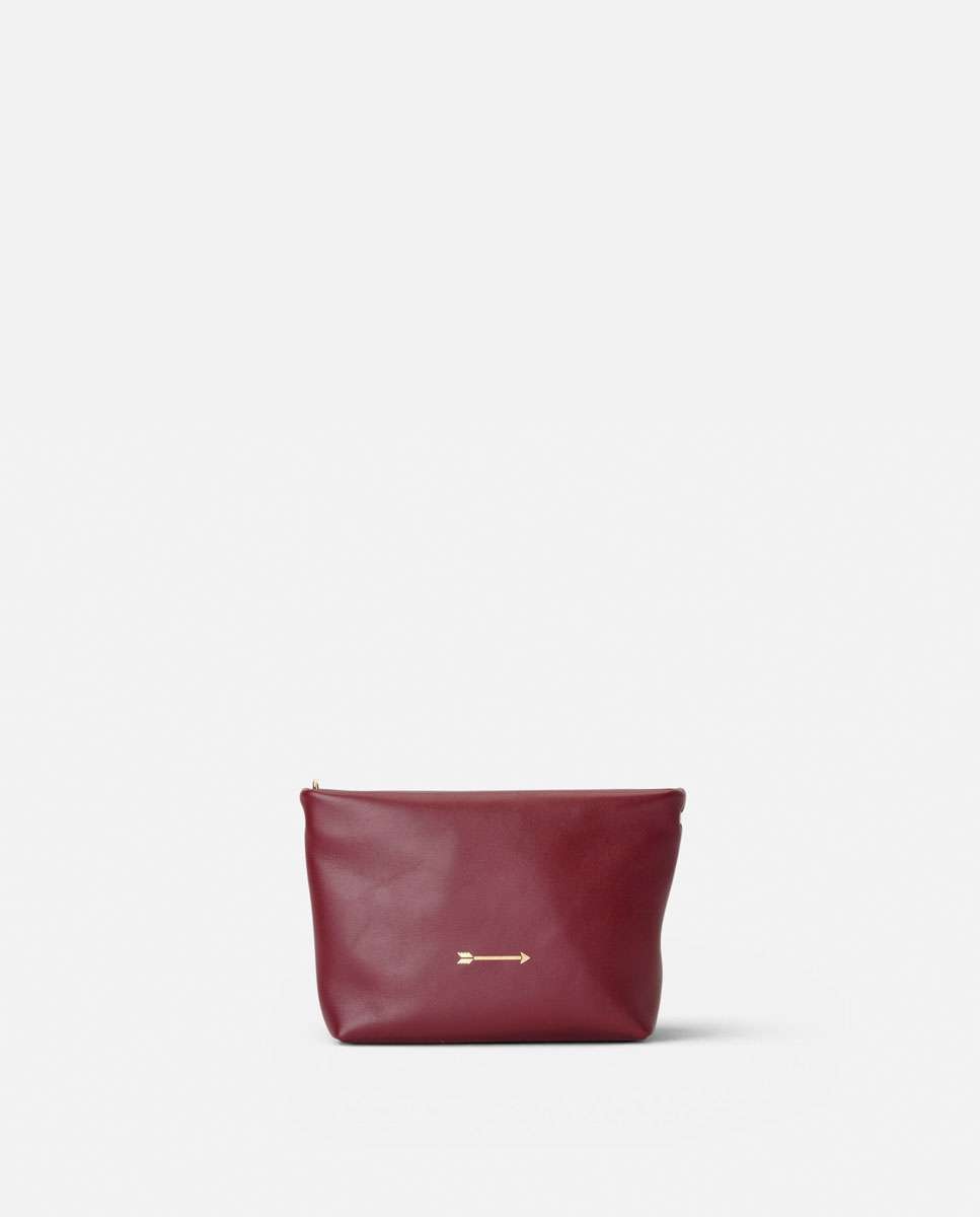 Bolso de hombro apollo de piel mediano forma rectangular - Mercules - Burdeos Burdeos-1