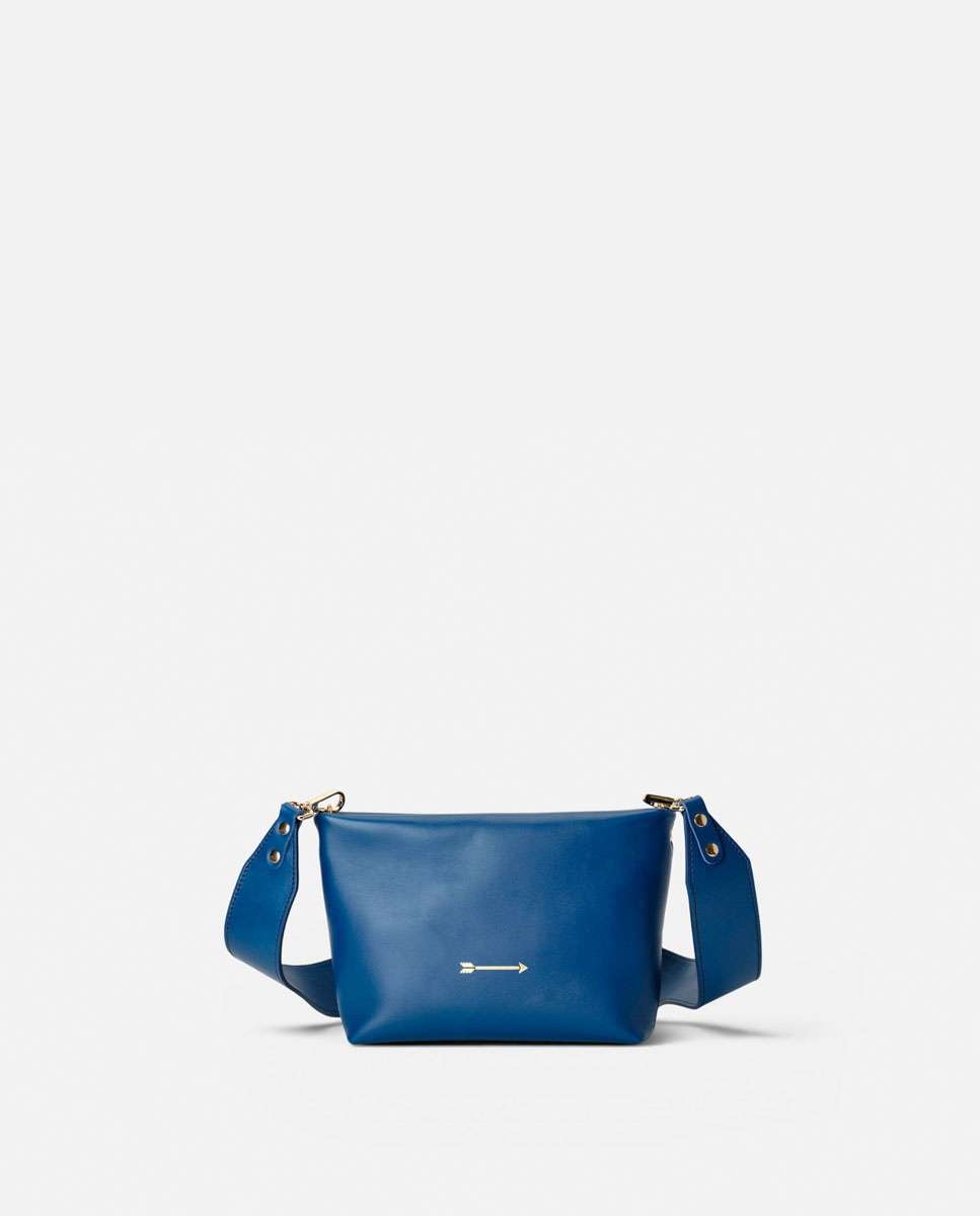 Bolso de hombro apollo de piel mediano forma rectangular - Mercules - Navy Navy-5