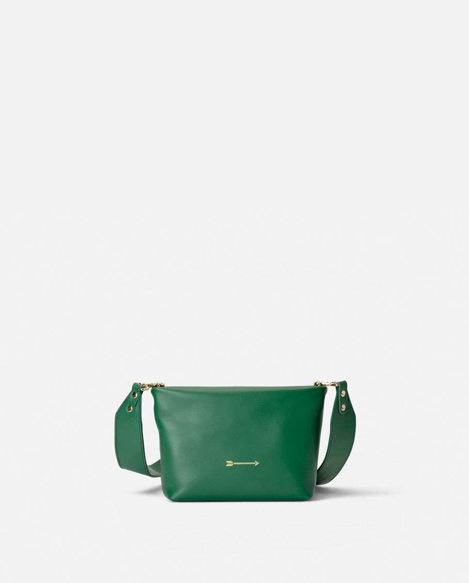 Bolso de hombro apollo de piel mediano forma rectangular - Mercules - Verde Verde-5