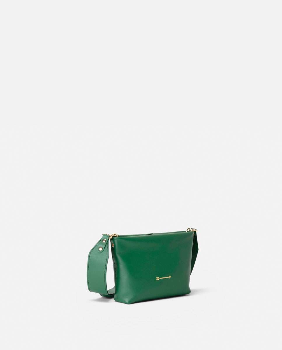 Bolso de hombro apollo de piel mediano forma rectangular - Mercules - Verde Verde-4