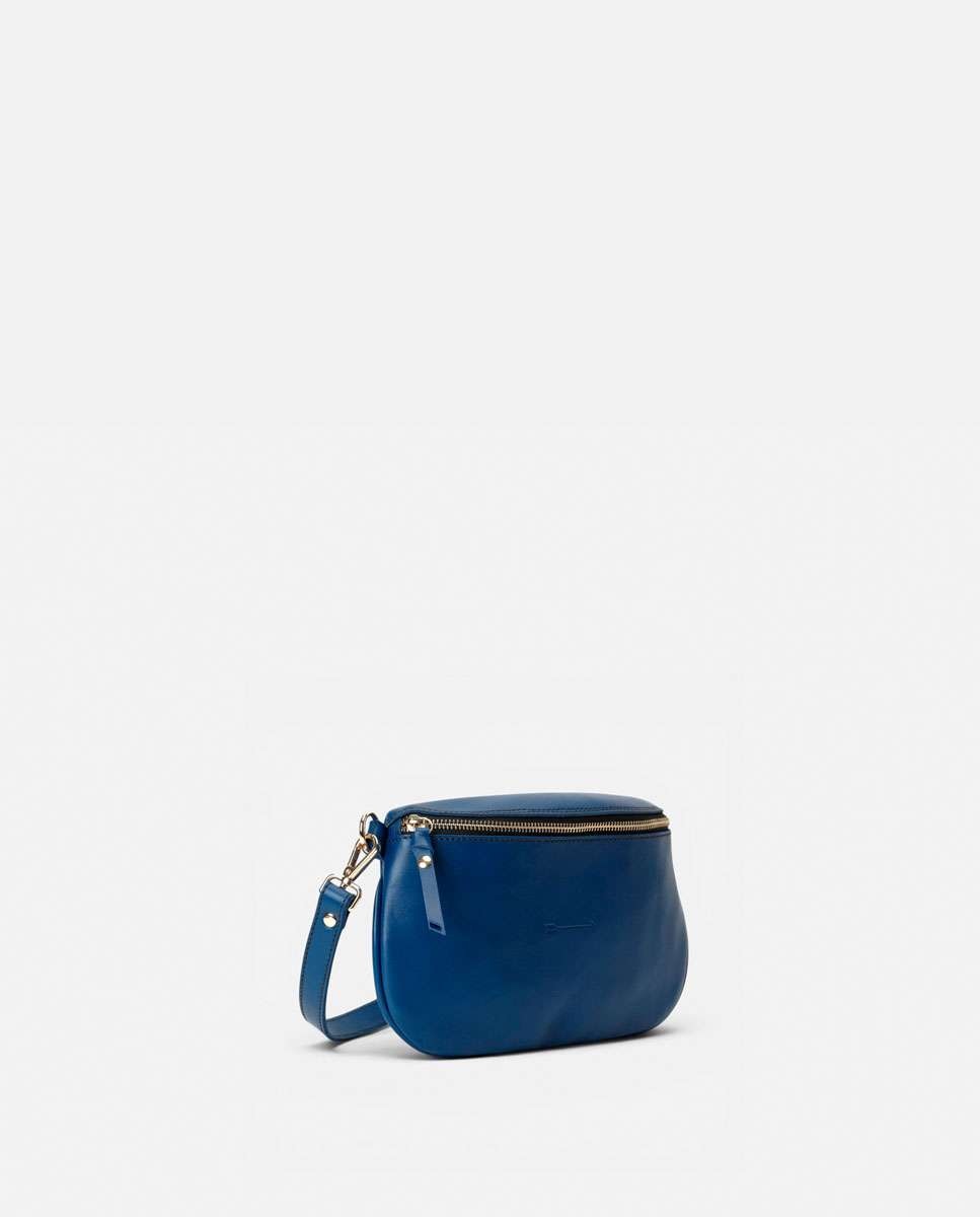 Riñonera bum bag de piel mediana - Mercules - Navy Navy-3