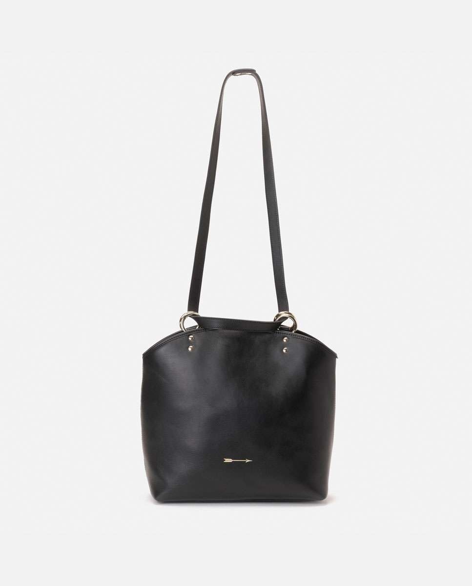 Bolso de hombro basil de piel grande - Mercules - Marrón oscuro Marrón oscuro-2