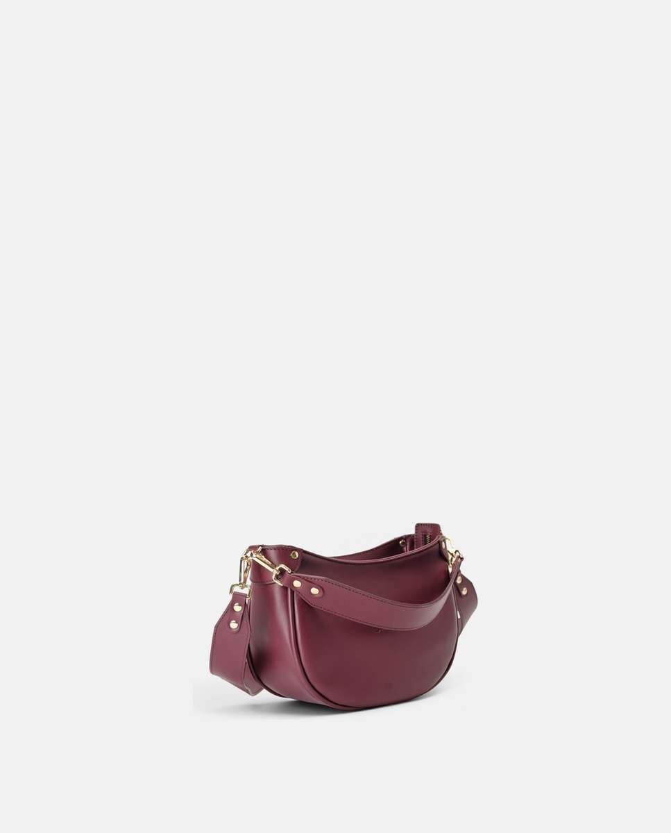 Bolso de hombro coney de piel mediano de luna - Mercules - Burdeos Burdeos-4
