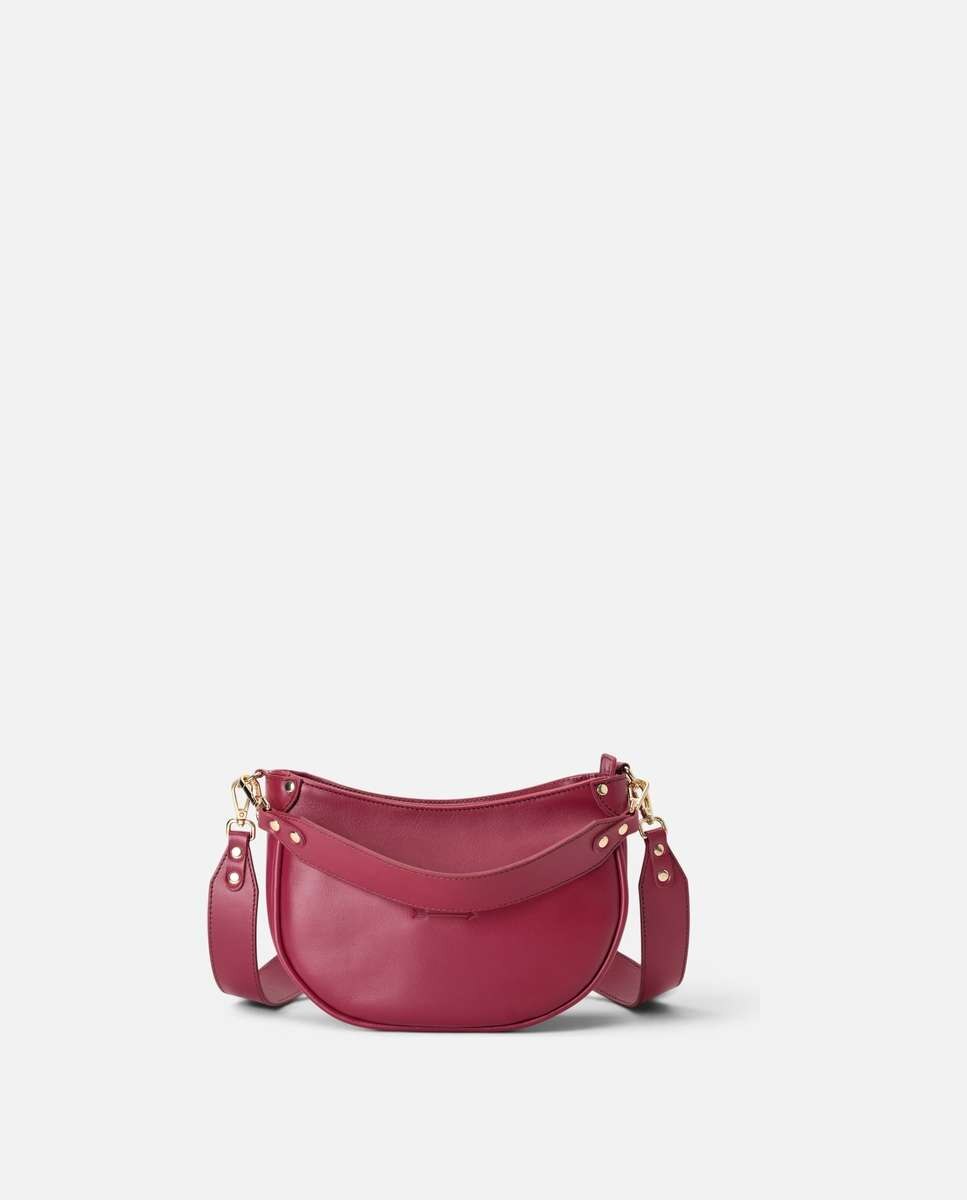 Bolso de hombro coney de piel mediano de luna - Mercules - Rojo Rojo-5