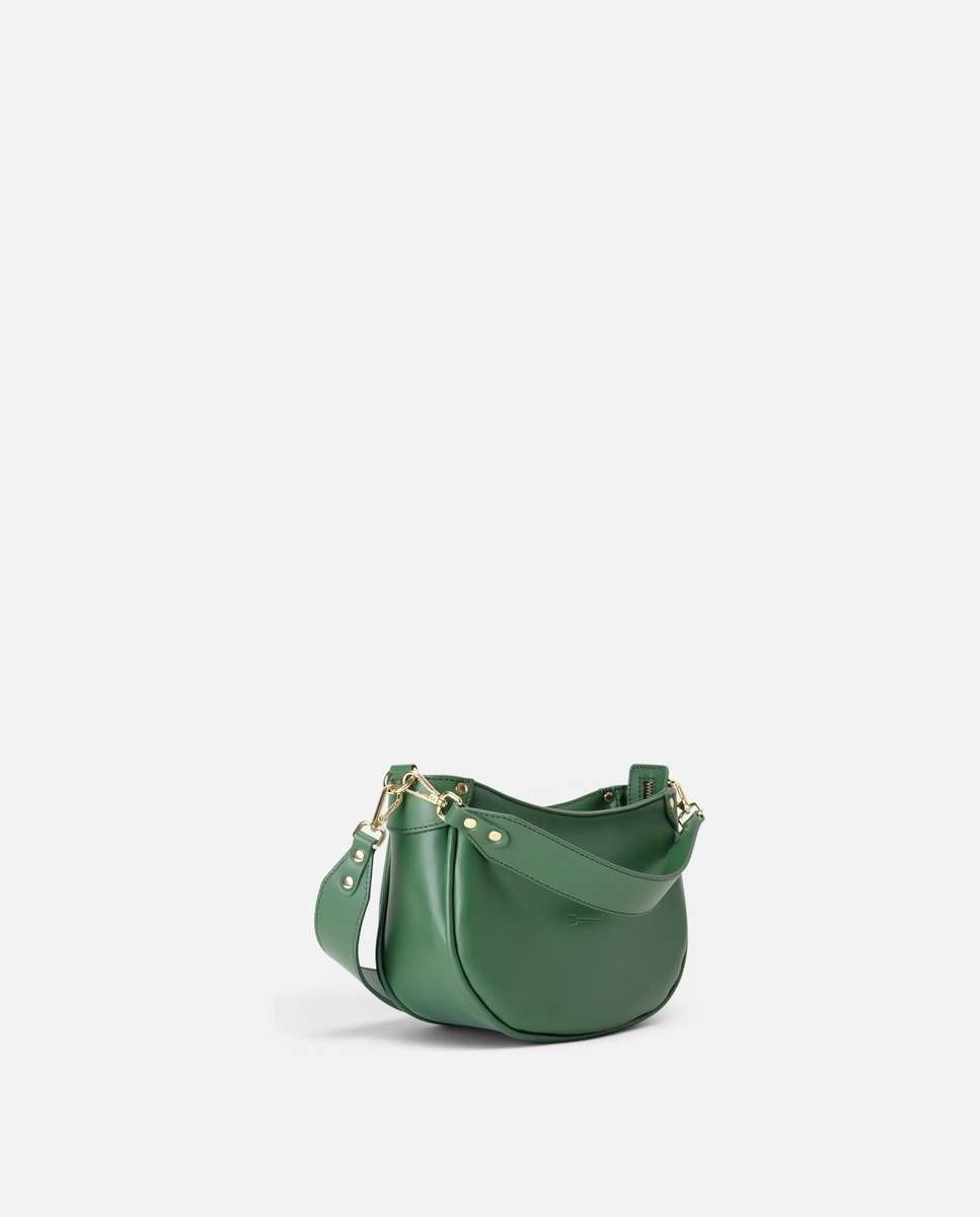 Bolso de hombro coney de piel mediano de luna - Mercules - Verde Verde-2