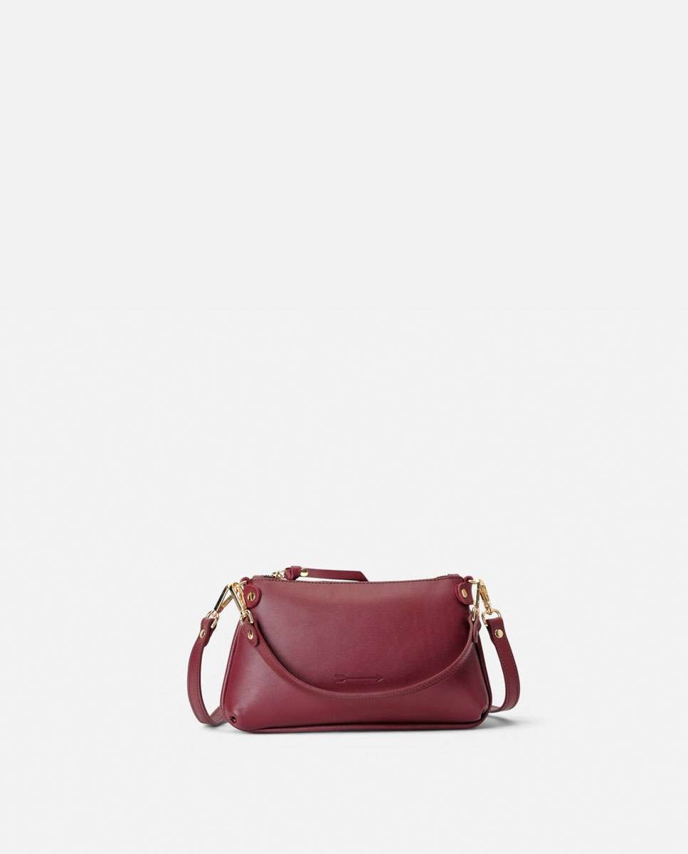 Bolso pequeño foxy de piel pequeño - Mercules - Burdeos Burdeos-4