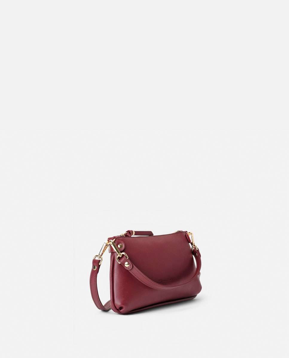 Bolso pequeño foxy de piel pequeño - Mercules - Burdeos Burdeos-3