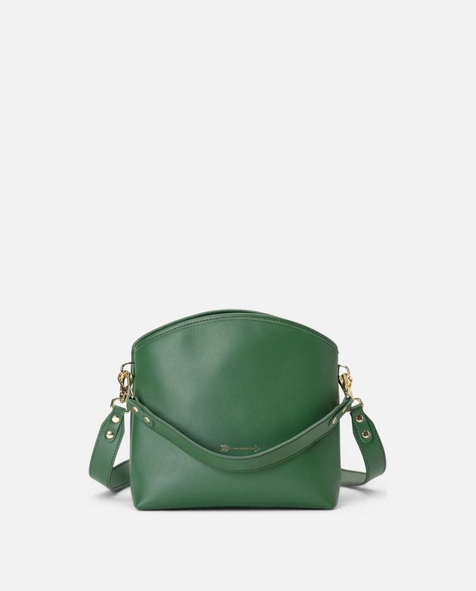 Bolso de hombro juniper de piel mediano - Mercules - Verde Verde-3