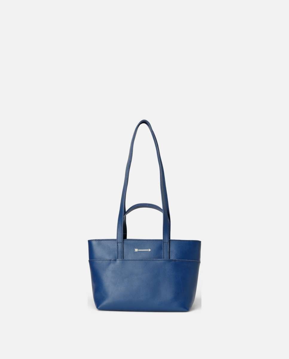 Bolso de hombro mini jumbo de piel mediano - Mercules - Navy Navy-1
