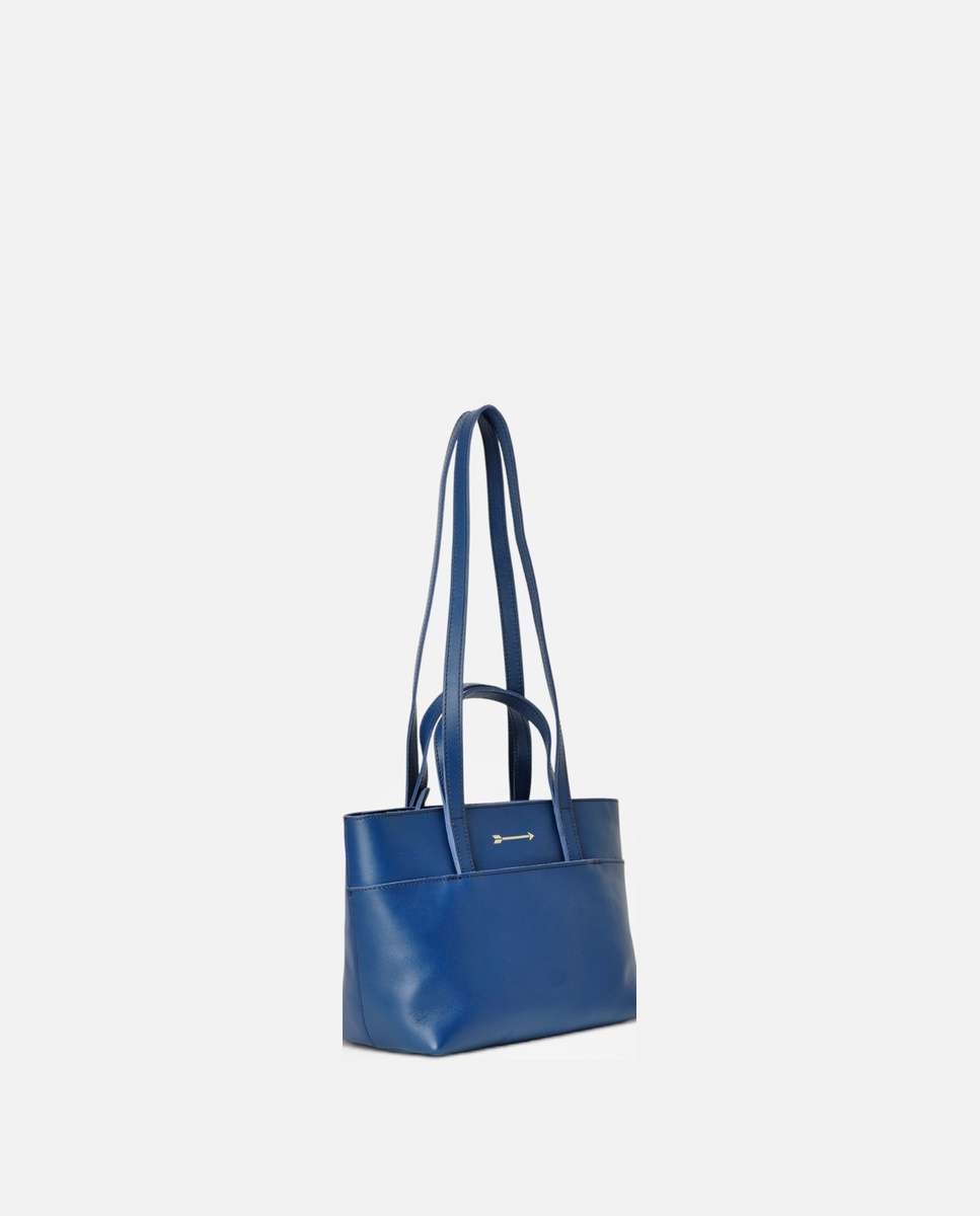 Bolso de hombro mini jumbo de piel mediano - Mercules - Navy Navy-3