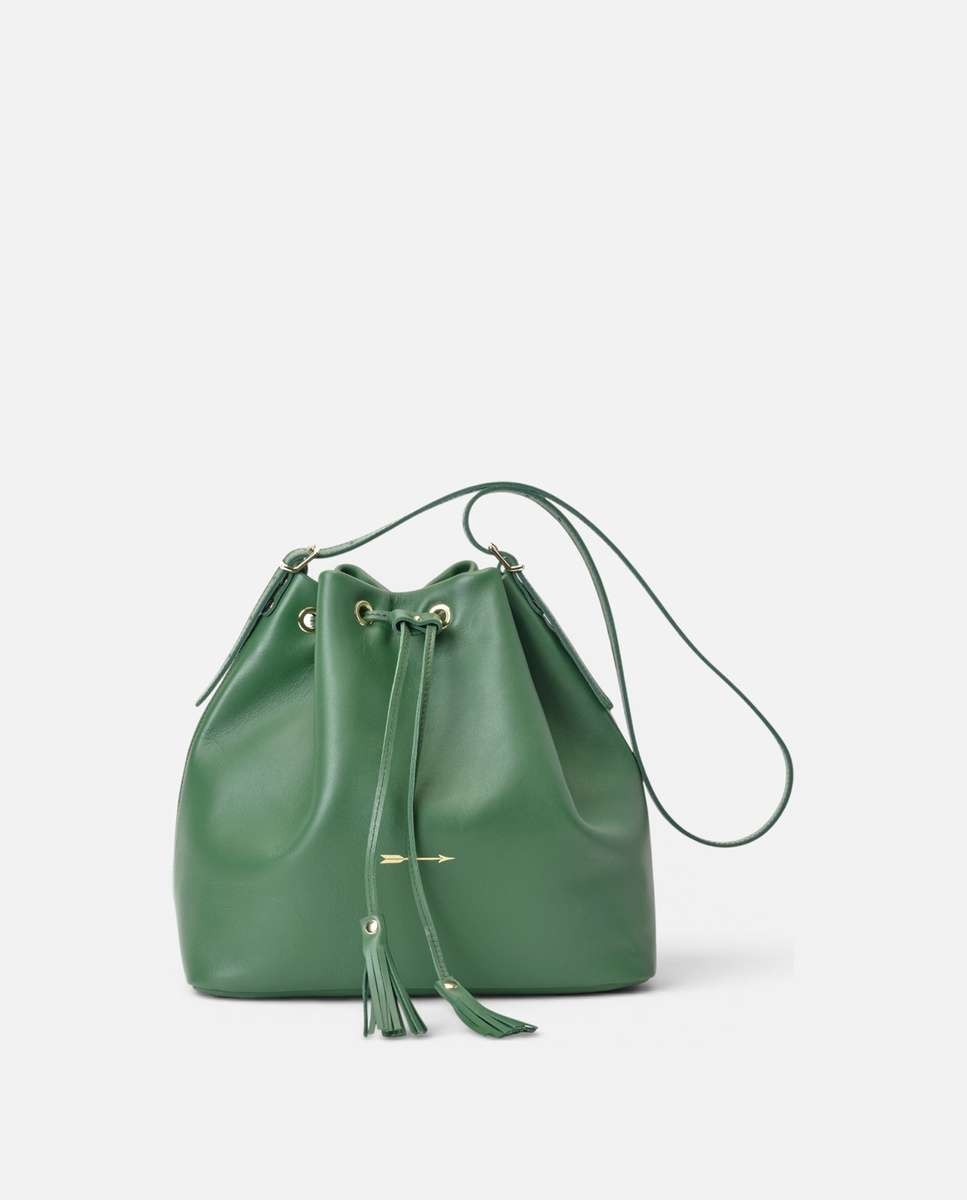 Bolso de hombro dumas de piel grande bombonera - Mercules - Verde Verde-1