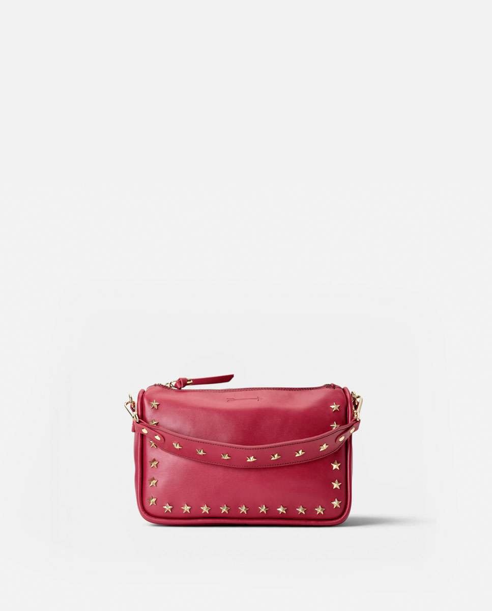 Bolso de hombro sandy stars de piel mediano forma rectangular - Mercules - Rojo Rojo-1